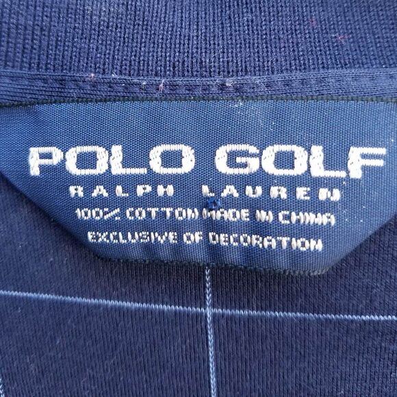 Mens Ralph Lauren Navy Polo Golf Polo size XL - Picture 3 of 9
